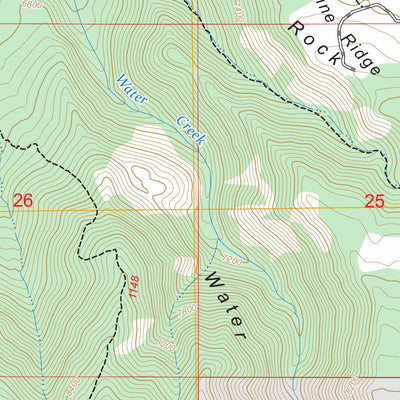 Water Creek Canyon, UT FSTopo Preview 3