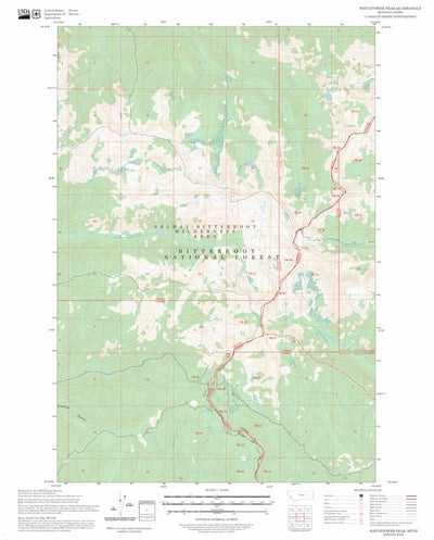 Watchtower Peak, ID-MT FSTopo Preview 1