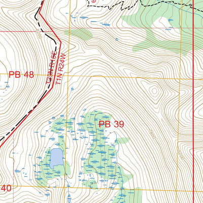 Watchtower Peak, ID-MT FSTopo Preview 3
