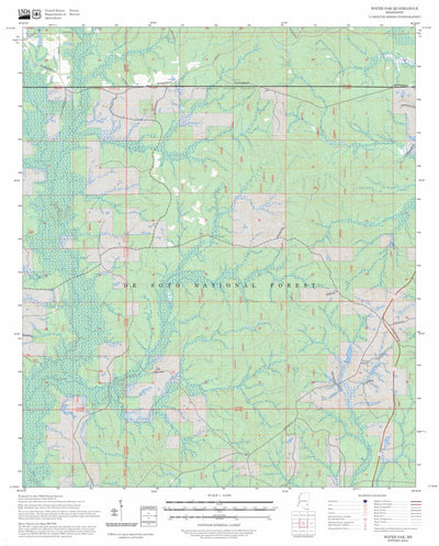 Water Oak, MS FSTopo Preview 1