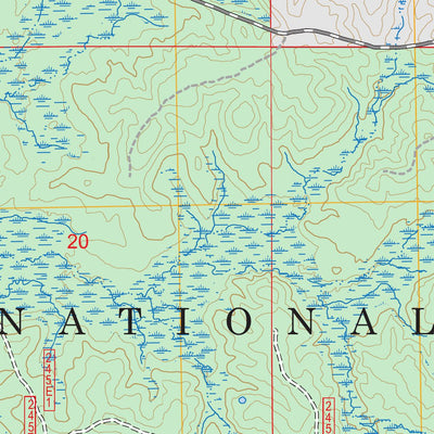 Water Oak, MS FSTopo Preview 2