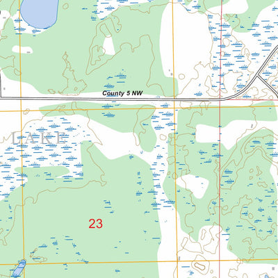 Webb Lake, MN FSTopo Preview 2