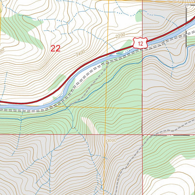 Weddle Canyon, WA FSTopo Preview 2