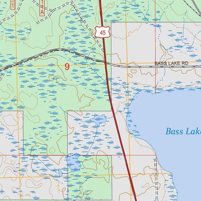 Watersmeet, MI FSTopo Preview 2