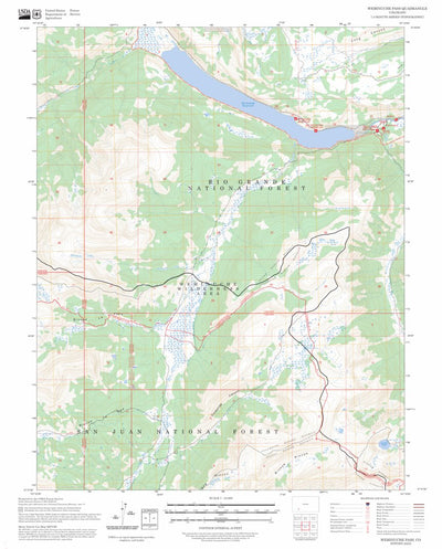 Weminuche Pass, CO FSTopo Preview 1