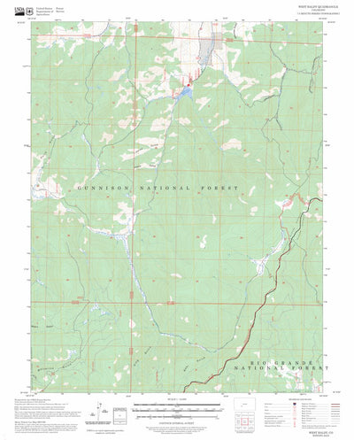 West Baldy, CO FSTopo Preview 1