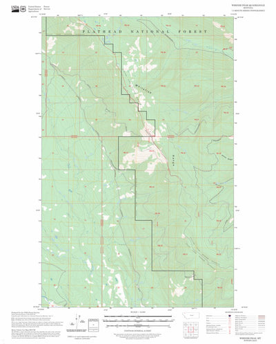 Werner Peak, MT FSTopo Preview 1