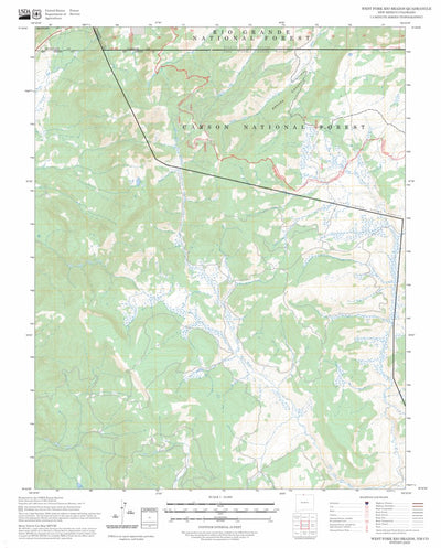 West Fork Rio Brazos, NM-CO FSTopo Preview 1