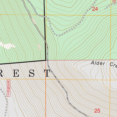 West Haight Mountain, CA FSTopo Preview 3
