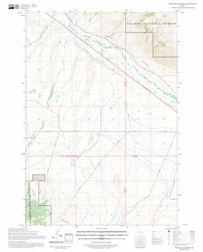 West of Leadore, ID FSTopo Preview 1
