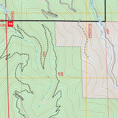 Wheeler Mountain, MT FSTopo Preview 3