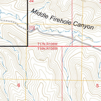 Whalen Butte, WY FSTopo Preview 3