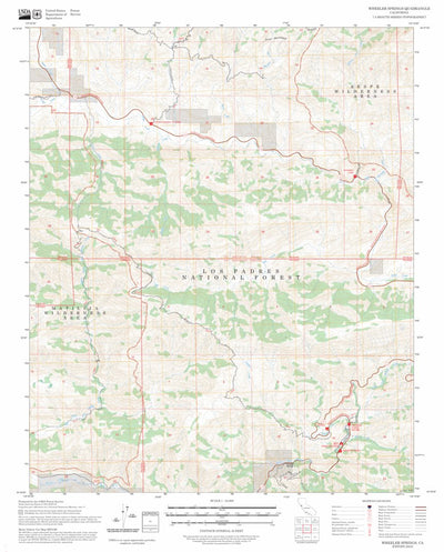 Wheeler Springs, CA FSTopo Preview 1