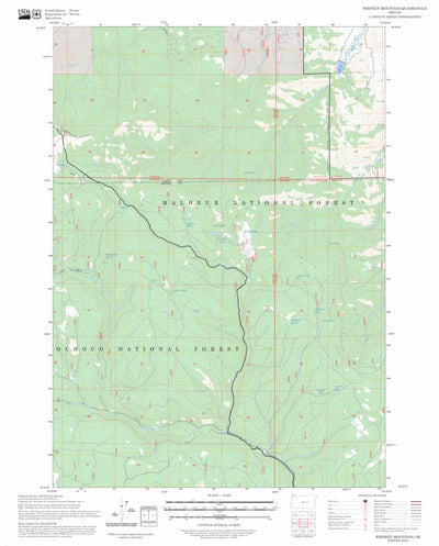 Whiskey Mountain, OR FSTopo Preview 1