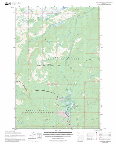 Whetstone Ridge, MT FSTopo Preview 1