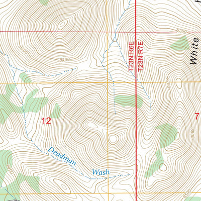 White Horse Hills, AZ FSTopo Preview 3