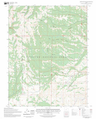 White Pine Peak, UT FSTopo Preview 1