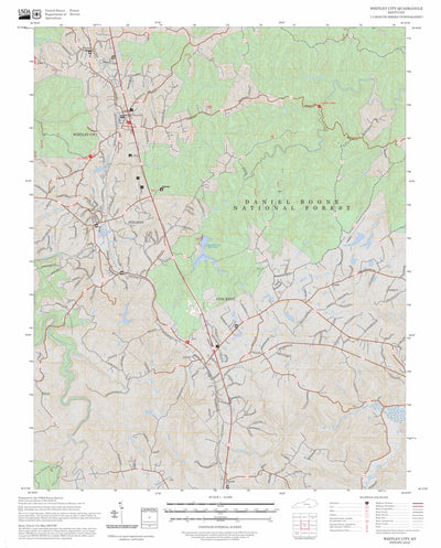 Whitley City, KY FSTopo Preview 1