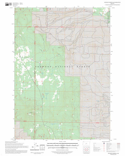 Wickiup Spring, OR FSTopo Preview 1