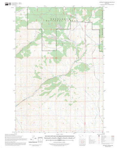 Wickiup Creek, MT FSTopo Preview 1
