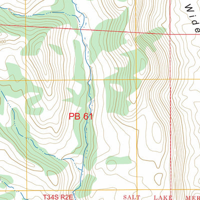 Wide Hollow Reservoir, UT FSTopo Preview 2