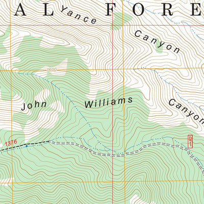 Williams Peak, UT FSTopo Preview 2