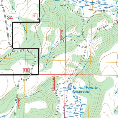 Williams Prairie, OR FSTopo Preview 2
