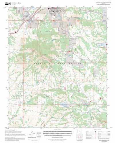Williams South, AZ FSTopo Preview 1