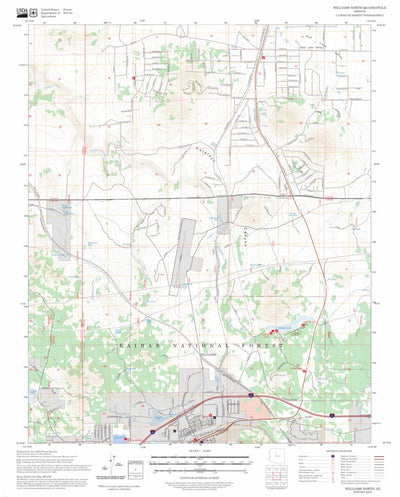 Williams North, AZ FSTopo Preview 1