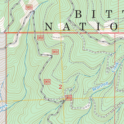 Willow Mountain, MT FSTopo Preview 2