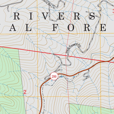 Willow Creek, CA FSTopo Preview 2