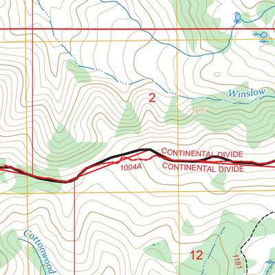 Winslow Creek, MT-ID FSTopo Preview 2