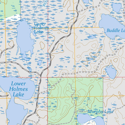 Winslow Lake, MI FSTopo Preview 3