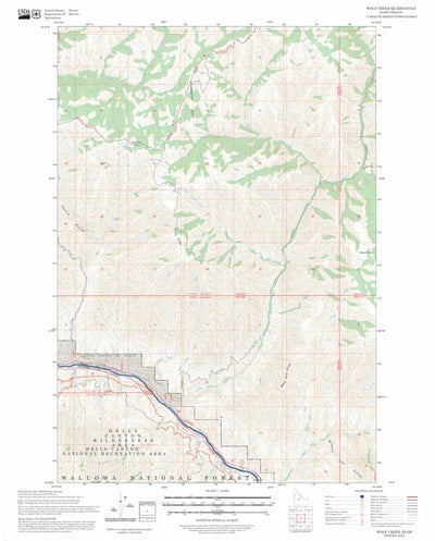 Wolf Creek, ID-OR FSTopo Preview 1