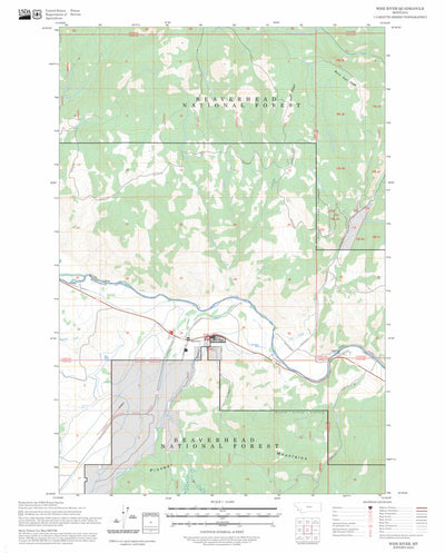 Wise River, MT FSTopo Preview 1