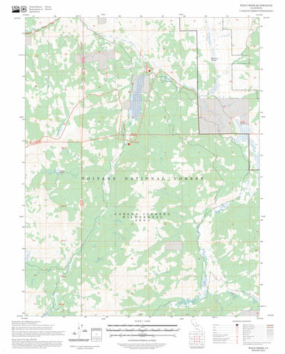 Wolf Creek, CA FSTopo Preview 1