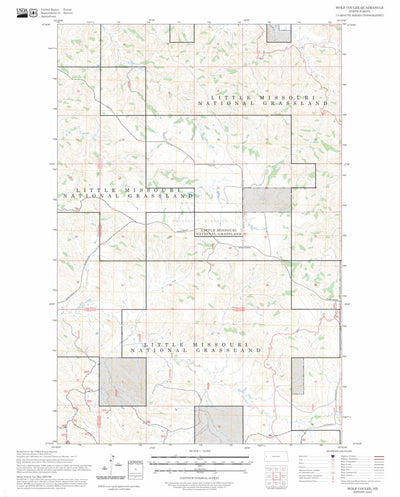 Wolf Coulee, ND FSTopo Preview 1