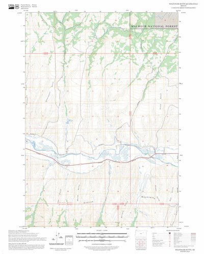 Wolfinger Butte, OR FSTopo Preview 1