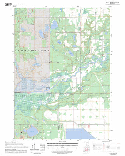 Wolf Lake, MI FSTopo Preview 1