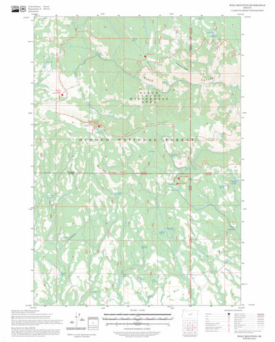 Wolf Mountain, OR FSTopo Preview 1