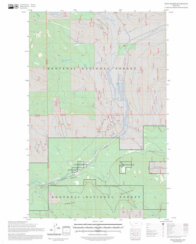 Wolf Prairie, MT FSTopo Preview 1