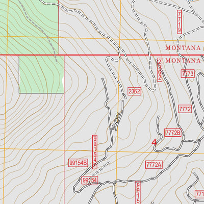 Wolf Prairie, MT FSTopo Preview 2