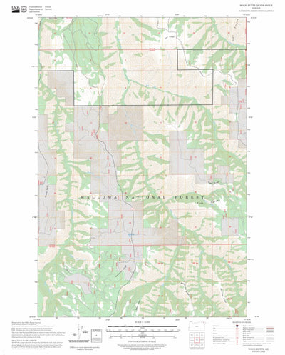 Wood Butte, OR FSTopo Preview 1