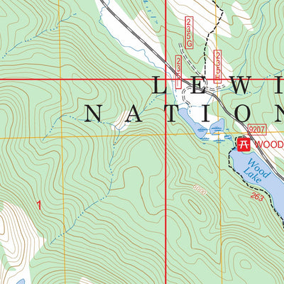 Wood Lake, MT FSTopo Preview 2