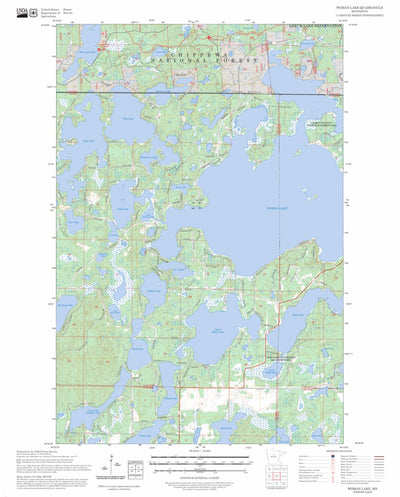 Woman Lake, MN FSTopo Preview 1