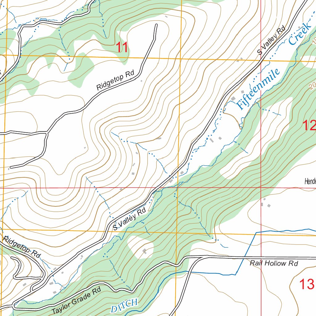 Wolf Run, OR FSTopo Map by US Forest Service - Topo | Avenza Maps