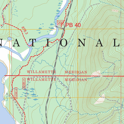 Wynoochee Lake, WA FSTopo Preview 2