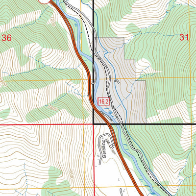 Woody Creek, CO FSTopo Preview 2