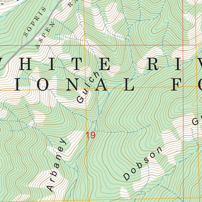 Woody Creek, CO FSTopo Preview 3