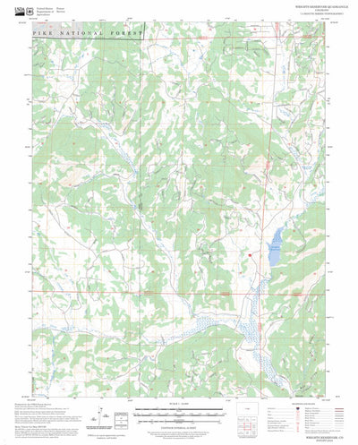Wrights Reservoir, CO FSTopo Preview 1